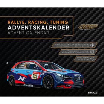 Preview: Calendrier de l‘Avent Hyundai i30 NTCR 2021 à assembler - Miniature réaliste en métal avec module sonore - Cadeau idéal pour fans de rallye et tuning Preview: Calendrier de l‘Avent Hyundai i30 NTCR 2021 à assembler - Miniature réaliste en métal avec module sonore - Cadeau idéal pour fans de rallye et tuning