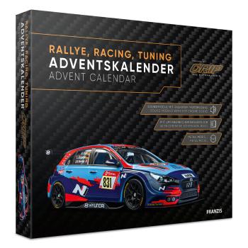 Calendario dell’Avvento Rally Racing Tuning: Il regalo di Natale definitivo per uomini e appassionati di auto – Kit modello auto da corsa 1:43 con modulo sonoro