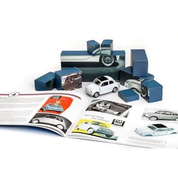 Preview: Advent calendar, model car FIAT Nuova 500, pedestal with sound module, accompanying book