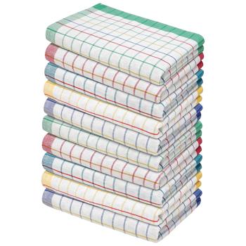 Preview: 20er-Set strapazierfähige Baumwoll-Geschirrtücher, 70 x 50 cm, multicolor, kariert, OEKO-TEX® Standard 100, schnell trocknend Preview: 20er-Set strapazierfähige Baumwoll-Geschirrtücher, 70 x 50 cm, multicolor, kariert, OEKO-TEX® Standard 100, schnell trocknend