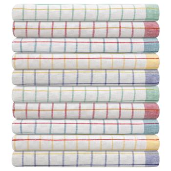 Preview: 20er-Set strapazierfähige Baumwoll-Geschirrtücher, 70 x 50 cm, multicolor, kariert, OEKO-TEX® Standard 100, schnell trocknend Preview: 20er-Set strapazierfähige Baumwoll-Geschirrtücher, 70 x 50 cm, multicolor, kariert, OEKO-TEX® Standard 100, schnell trocknend