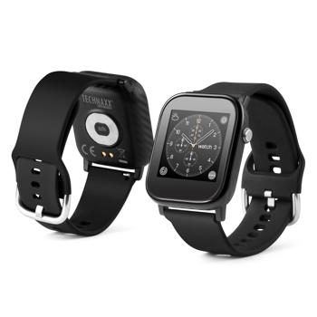 Preview: Smartwatch Fitness IP67 - Mesure Pression Artérielle, Température, Calories & Sommeil - Écran Couleur 1.4" - Rappels Appels/SMS Preview: Smartwatch Fitness IP67 - Mesure Pression Artérielle, Température, Calories & Sommeil - Écran Couleur 1.4