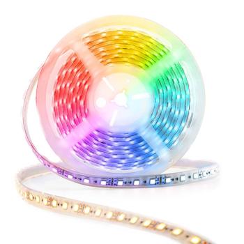 Preview: Ruban Lumineux LED Connecté SmartLife 5m - Contrôle via Application Mobile - RGB, Blanc Chaud/Froid, Dimmable, Autoadhésif 3M, Wi-Fi