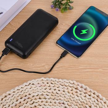 Preview: Batterie Externe - 20 000 mAh, charge 3 appareils simultanément, jusqu‘à 100h autonomie - USB-C PD 20W, 2x USB-A QC 3.0 - iPhone 16/15/14/13/12 Pro/Max, Samsung, iPad