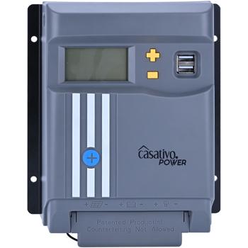 Preview: Regolatore di carica solare MPPT per batterie da 12 e 24 V, 30 A, display LCD, 2 porte USB, protezione da sovratensione, regolatore di carica solare moduli/pannelli solari Preview: Regolatore di carica solare MPPT per batterie da 12 e 24 V, 30 A, display LCD, 2 porte USB, protezione da sovratensione, regolatore di carica solare moduli/pannelli solari