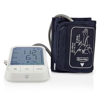 Preview: Smart blood pressure monitor (upper arm) with Bluetooth - HD display, app connection & wrap cuff for precise readings