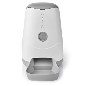 Preview: SmartLife Wi-Fi food dispenser: white-grey, 3.7L automatic feeder, app control (iOS/Android) - Reliable, smart feeding for pets