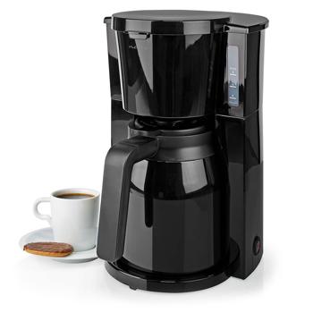 Preview: Elegante Kaffeemaschine mit Warmhaltefunktion, Thermoskanne, 1.0 l, 900 W