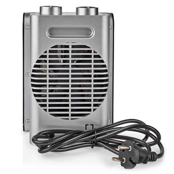 Preview: Termoventilatore in ceramica, grigio, riscaldatore in ceramica, 1000/1500 W