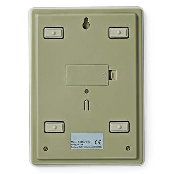 Preview: Balance de Cuisine Électronique - Écran Tactile LCD - Verre Trempé 5 kg Précision 1g - Fonction Tare Auto - Blanc CH3210