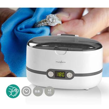 Preview: Leistungsstarker Ultraschallreiniger für Brillen, Schmuck & mehr – schonende Tiefenreinigung im Ultraschallbad, Timer & 50 Hz für strahlende Sauberkeit Preview: Leistungsstarker Ultraschallreiniger für Brillen, Schmuck & mehr – schonende Tiefenreinigung im Ultraschallbad, Timer & 50 Hz für strahlende Sauberkeit