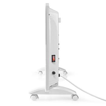 Preview: Termoconvettore WLAN, 2000 watt - app, Alexa/Google Home, IP24, telecomando, vetro frontale, bianco - soluzione di riscaldamento comoda e intelligente