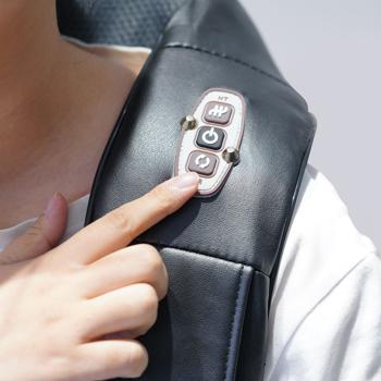 Preview: Shiatsu massager with IR deep heat – 4 massage heads for neck, back & feet – Versatile massager with timer