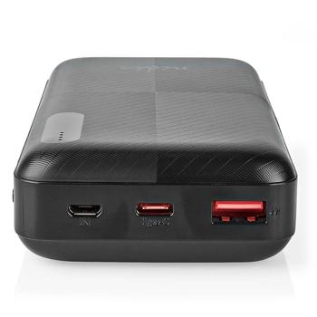Preview: Leistungsstarke Powerbank 20.000 mAh – Schnelllade-Funktion mit 18W, LED-Anzeige – 1x USB-A & 1x USB-C – kompakt, zuverlässig & ideal für unterwegs
