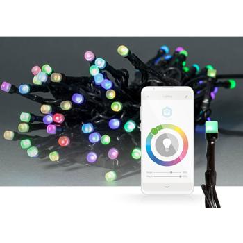 Guirlande Lumineuse SmartLife LED Multicolore - Éclairage Ambiance Intérieur/Extérieur - 42 LED RGB 5m - Wi-Fi, IP65, App, Alexa/Google Assistant