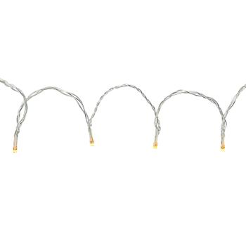 Preview: WLAN-Smart-Vorhang-Lichterkette - 200 dimmbare LEDs, 7 Lichtmuster, App/Sprachsteuerung - IP65 Aussen/Innen, 3m - Warmweiss, Nedis® SmartLife