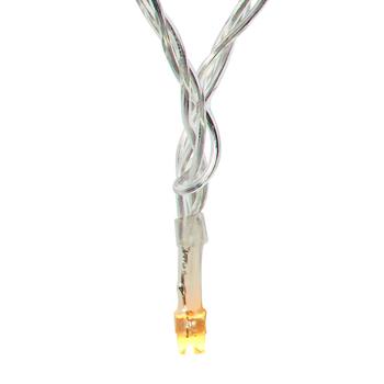 Preview: WLAN-Smart-Vorhang-Lichterkette - 200 dimmbare LEDs, 7 Lichtmuster, App/Sprachsteuerung - IP65 Aussen/Innen, 3m - Warmweiss, Nedis® SmartLife