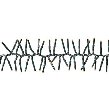 Preview: LED Lichterkette 576 LEDs - Warmweiss für Innen & Aussen mit IP44 Spritzschutz - 7 Lichtmuster, 4.2m Länge, 6h-Timer - Weihnachtsdeko