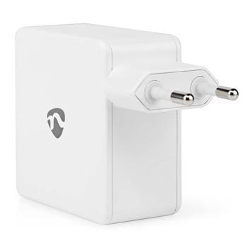 Preview: Hochleistungs-USB-C GaN Netzladegerät, 100W: Schnellladefähig, weiss, für Notebooks, MacBook & Tablets, grenzenlose Energie