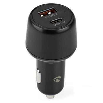 Preview: Caricatore USB da auto, USB-C PD e USB tipo A QC 3.0, 65 watt