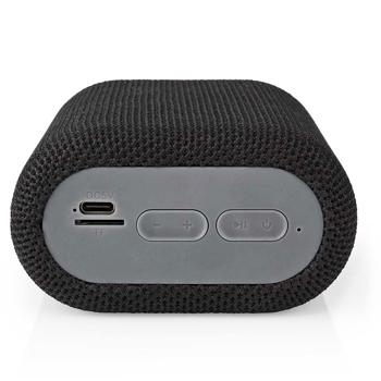 Preview: Haut-parleur Bluetooth portable - Son riche, idéal voyages/extérieur - Bluetooth 5.1, 7W, microphone, TWS, 7h autonomie, microSD, USB-C