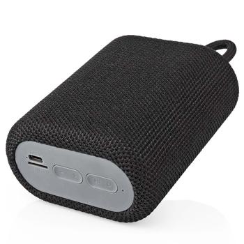 Preview: Haut-parleur Bluetooth portable - Son riche, idéal voyages/extérieur - Bluetooth 5.1, 7W, microphone, TWS, 7h autonomie, microSD, USB-C