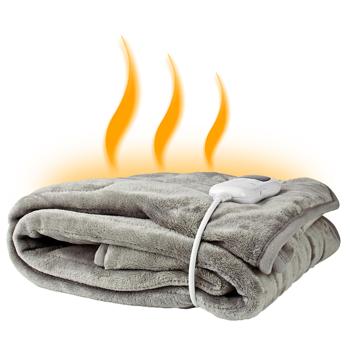 Preview: Couverture Chauffante Douillette 180x130cm - 9 Niveaux Température Minuteur LED - Lavable Protection Surchauffe - Faible Consommation Preview: Couverture Chauffante Douillette 180x130cm - 9 Niveaux Température Minuteur LED - Lavable Protection Surchauffe - Faible Consommation