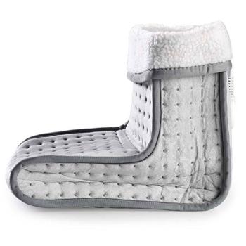 Preview: Elektrischer Fusswärmer: 6 Heizstufen, 100W - Kuschelig weiches & waschbares Innenfutter - Gegen kalte Füsse, für maximale Entspannung