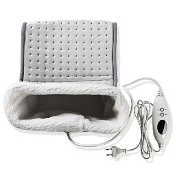 Preview: Elektrischer Fusswärmer: 6 Heizstufen, 100W - Kuschelig weiches & waschbares Innenfutter - Gegen kalte Füsse, für maximale Entspannung