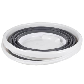 Preview: Folding bucket, 10 liters, grey / white