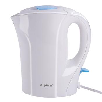 Preview: Compact and powerful kettle, 1 liter, 1000 watts - fast boiling, modern design in white, ideal for tea, coffee & more