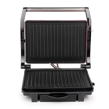Preview: Powerful contact grill for panini, toasts, steaks & vegetables - 1000 W, non-stick coated, compact, quick to heat up, ideal for at home