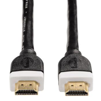 Preview: Câble HDMI 4K haute vitesse 3m - Compatible Ethernet - Contacts plaqués or, double blindage - UHD 60Hz - Home Cinéma, TV, Projecteur, Console - Noir
