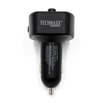 Preview: RGB FM Transmitter mit Bluetooth 5 – Freisprecheinrichtung, MP3-Player & 2 USB-Ladeports – kristallklarer Sound, stilvolle Beleuchtung & einfache Bedienung