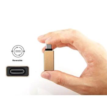 Preview: USB-C auf USB 3.0 Adapter Steckeradapter - Verbindet USB-C Geräte mit USB 3.0 Anschlüssen - Hochwertiges, stabiles Gehäuse, Schwarz - Für USB-Sticks, externe Festplatten & modernes Zubehör