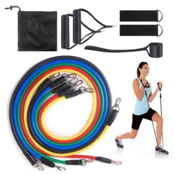 Preview: Bande di resistenza, bande di resistenza per il fitness, bande varie con maniglie