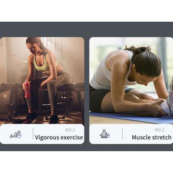 Preview: Pistolet de massage musculaire - Soulage raideurs et douleurs, améliore circulation - 4 embouts, écran LCD, 32 niveaux, Type-C, silencieux