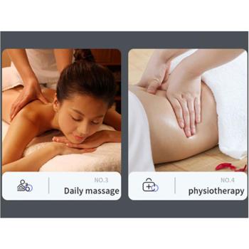 Preview: Pistolet de massage musculaire - Soulage raideurs et douleurs, améliore circulation - 4 embouts, écran LCD, 32 niveaux, Type-C, silencieux