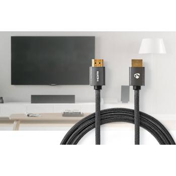 Preview: cavo HDMI 4K per home cinema e giochi: alta velocità con Ethernet, 1 m, 18Gbps - per televisori, monitor, console. Alta risoluzione, visualizzazione fluida Preview: cavo HDMI 4K per home cinema e giochi: alta velocità con Ethernet, 1 m, 18Gbps - per televisori, monitor, console. Alta risoluzione, visualizzazione fluida
