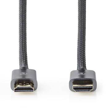 Preview: Cavo HDMI ad alta velocità, 2 m - 4K UHD con Ethernet (18Gbps), contatti placcati in oro per una trasmissione ottimale del segnale - nero, robusto e potente Preview: Cavo HDMI ad alta velocità, 2 m - 4K UHD con Ethernet (18Gbps), contatti placcati in oro per una trasmissione ottimale del segnale - nero, robusto e potente