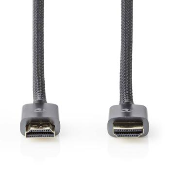 Preview: Ultra High Speed HDMI cable, 8K@60Hz, 48 Gbit/s, 5m - Gold-plated contacts for loss-free Ultra HD image transmission