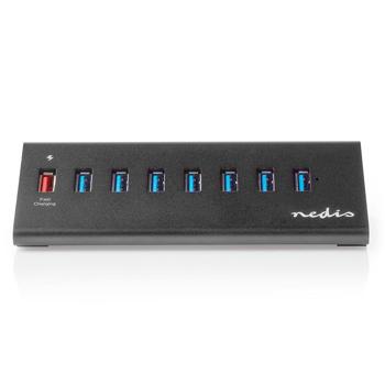 Preview: 7-Port USB 3.0 Hub - Für PC/Laptop, Smartphones, Drucker & Festplatten - 5 Gbit/s - Überspannungsschutz - Aluminium - Windows/Mac OS - Plug & Play