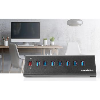 Preview: 7-port USB hub with overvoltage protection