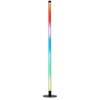 Preview: Smart Wi-Fi floor lamp (15x100.5x15cm): Tube, 12 light scenes, app control worldwide - Elegant mood lighting for a modern ambience