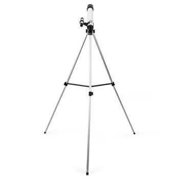 Preview: Teleskop Komplett-Set für Einsteiger: 50/600mm - Refractor-Teleskop mit Aluminium-Stativ (H bis 125cm) - Ideal für Mond, Planeten & Sterne Preview: Teleskop Komplett-Set für Einsteiger: 50/600mm - Refractor-Teleskop mit Aluminium-Stativ (H bis 125cm) - Ideal für Mond, Planeten & Sterne