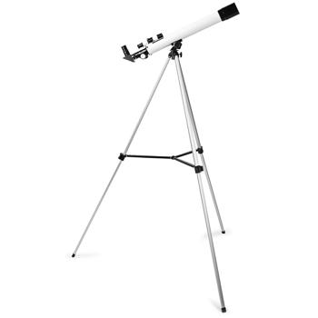 Preview: Teleskop Komplett-Set für Einsteiger: 50/600mm - Refractor-Teleskop mit Aluminium-Stativ (H bis 125cm) - Ideal für Mond, Planeten & Sterne Preview: Teleskop Komplett-Set für Einsteiger: 50/600mm - Refractor-Teleskop mit Aluminium-Stativ (H bis 125cm) - Ideal für Mond, Planeten & Sterne