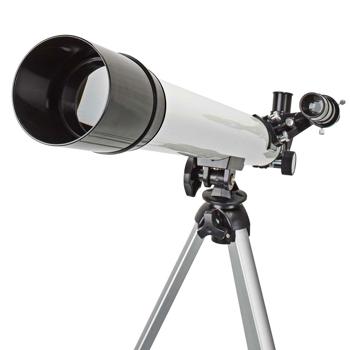 Preview: Teleskop Komplett-Set für Einsteiger: 50/600mm - Refractor-Teleskop mit Aluminium-Stativ (H bis 125cm) - Ideal für Mond, Planeten & Sterne Preview: Teleskop Komplett-Set für Einsteiger: 50/600mm - Refractor-Teleskop mit Aluminium-Stativ (H bis 125cm) - Ideal für Mond, Planeten & Sterne