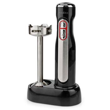 Preview: Frullatore a immersione senza fili (100W, acciaio inox): Per frullati, zuppe, salse - massima flessibilità, design nero-argento, frullatore a batteria