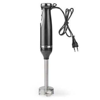 Preview: Edelstahl-Stabmixer, 600W, mit Turbotaste, schwarz, Hochwertiger Handmixer für Pürees & Mixgetränke. Langlebig & einfach zu bedienen