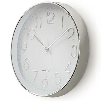 Preview: Horloge murale élégante- cadran blanc, détails dorés, grands chiffres lisibles- mouvement à quartz silencieux- Ø 30,5 cm, 540g- Décoration bureau/cuisine Preview: Horloge murale élégante- cadran blanc, détails dorés, grands chiffres lisibles- mouvement à quartz silencieux- Ø 30,5 cm, 540g- Décoration bureau/cuisine